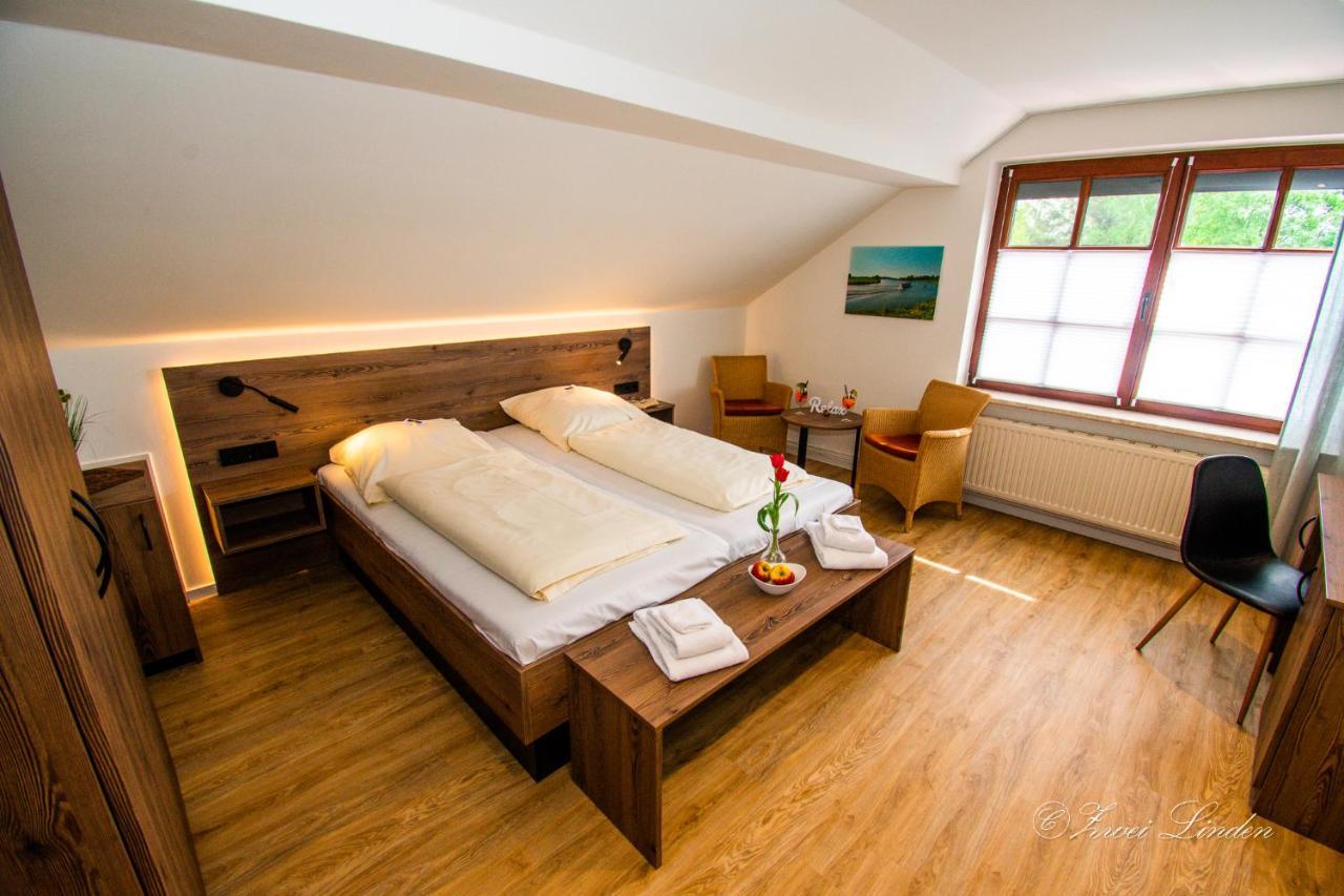 Hotel Zwei Linden - Links Der Elbe - Niedersachsen Balje Exterior foto